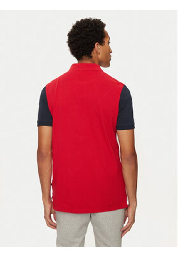 U.S. Polo Assn. Polo MUP3628 Kolorowy Regular Fit. Typ kołnierza: polo. Materiał: bawełna. Wzór: kolorowy