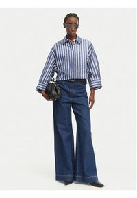 MAX&Co. Koszula Camicia 2616111054200 Granatowy Regular Fit. Kolor: niebieski. Materiał: bawełna #4