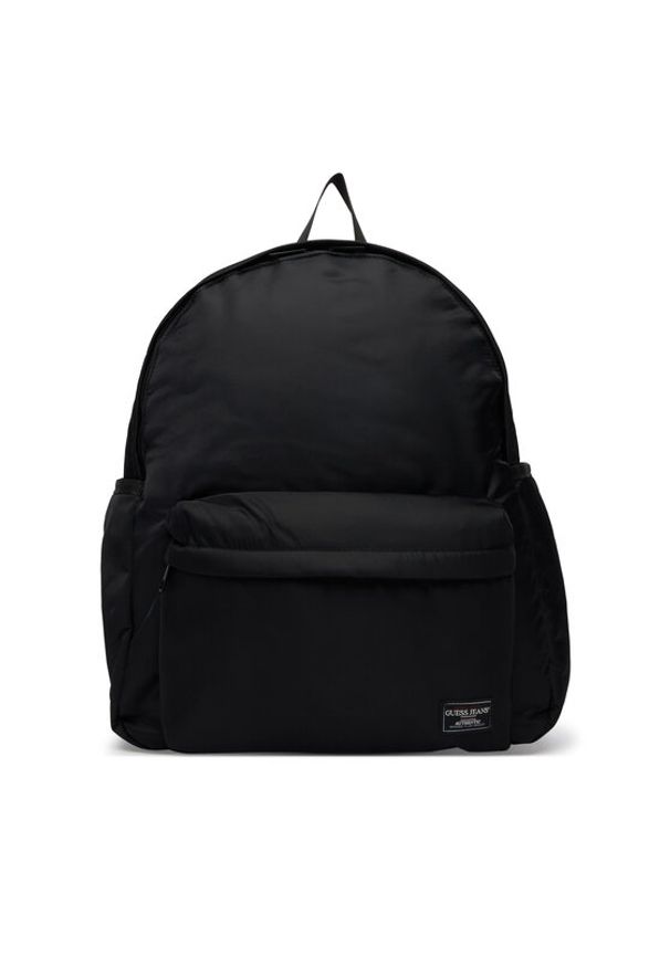 Guess Jeans Plecak M6RZ22 WK512 Czarny. Kolor: czarny. Materiał: materiał