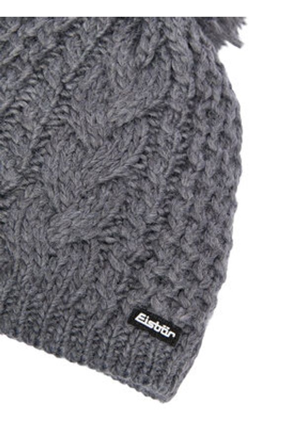 Eisbar - Eisbär Czapka Afra Pompn 75039 Szary. Kolor: szary. Materiał: materiał