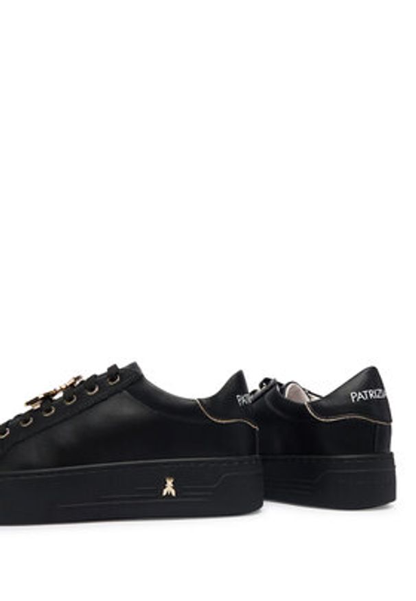 Patrizia Pepe Sneakersy PPJ907.41 Czarny. Kolor: czarny. Materiał: skóra