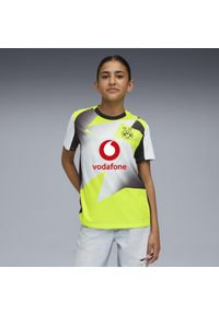 Oficjalna koszulka piłkarska Borussii Dortmund dla dzieci Puma 25/26 wyjazdowa. Materiał: materiał. Sport: piłka nożna