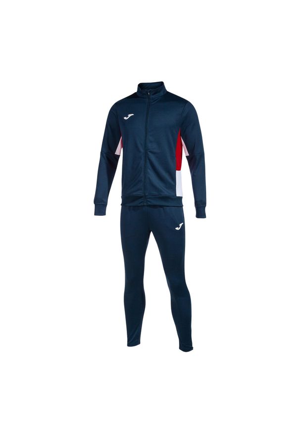Dres Joma Danubio II. Kolor: czerwony, niebieski, wielokolorowy. Materiał: dresówka. Sport: piłka nożna