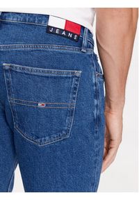 Tommy Jeans Jeansy Scanton DM0DM17400 Granatowy Slim Fit. Kolor: niebieski