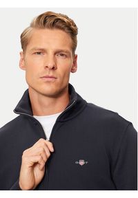 GANT - Gant Bluza Shield 2008006 Granatowy Regular Fit. Kolor: niebieski. Materiał: bawełna #5