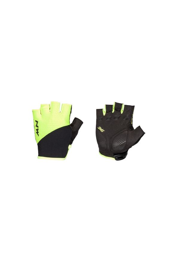 Rękawiczki rowerowe męskie NORTHWAVE FAST Glove żółte. Kolor: wielokolorowy, żółty, czarny. Sezon: lato