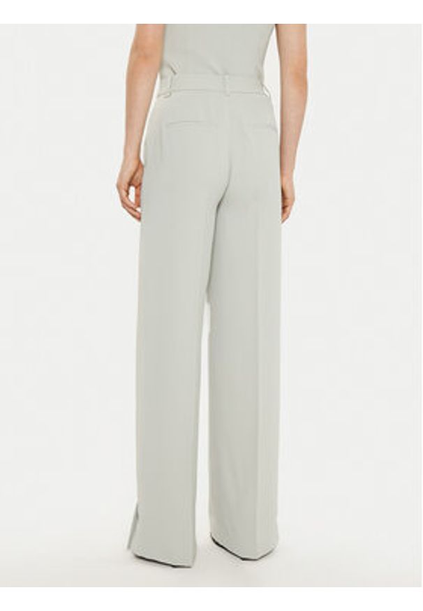 Calvin Klein Spodnie palazzo K20K207876 Szary Wide Leg. Kolor: szary. Materiał: syntetyk