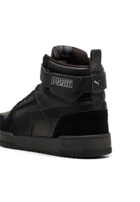 Sneakersy męskie Puma RBD Game SD wysokie za kostkę szare (397551-03). Wysokość cholewki: za kostkę. Kolor: czarny. Materiał: guma, materiał, zamsz. Szerokość cholewki: normalna. Sport: turystyka piesza