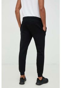 Guess spodnie dresowe kolor czarny melanżowe. Kolor: czarny. Materiał: dresówka. Wzór: melanż #4