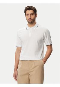 Jack & Jones Polo Weston 12297755 Biały Regular Fit. Typ kołnierza: polo. Kolor: biały. Materiał: bawełna #1