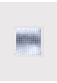 Pako Lorente - PAKO LORENTE – Biała poszetka w mikrowzór. Kolor: biały. Materiał: bawełna #1