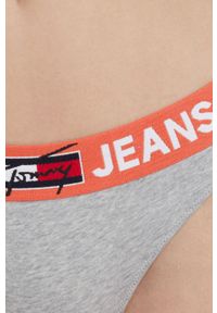 Tommy Jeans figi kolor szary. Kolor: szary. Materiał: bawełna #3