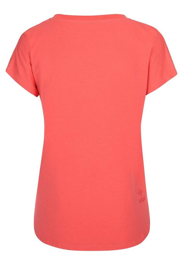 Damski bawełniany t-shirt Kilpi NELLIM-W. Kolor: różowy. Materiał: bawełna. Sport: turystyka piesza