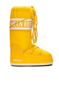 Śniegowce damskie żółte Moon Boot Nylon Yellow. Kolor: żółty. Materiał: nylon. Sezon: lato, zima #2