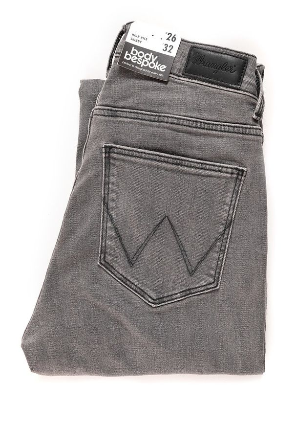 Wrangler - WRANGLER HIGH SKINNY CONCRETE PLAN W27HQG25P 112128112. Stan: podwyższony