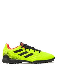 Adidas - adidas Buty Copa Sense.3 Tg J GZ1378 Żółty. Kolor: żółty. Materiał: skóra