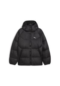 Puma - Męska kurtka puchowa z kapturem PUMA. Typ kołnierza: kaptur. Kolor: czarny, brązowy, szary, wielokolorowy. Materiał: puch. Sport: turystyka piesza #1