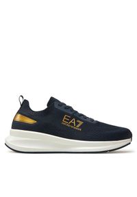 EA7 Emporio Armani Sneakersy X8X149 XK349 U009 Granatowy. Kolor: niebieski. Materiał: materiał