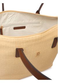 TOMMY HILFIGER - Tommy Hilfiger Torebka Popette Tote Raffia AW0AW18528 Beżowy. Kolor: beżowy #5