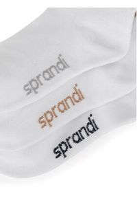 Sprandi Zestaw 3 par wysokich skarpet dziecięcych 0KB-001-SS25 (3-PACK) Biały. Kolor: biały. Materiał: materiał, bawełna