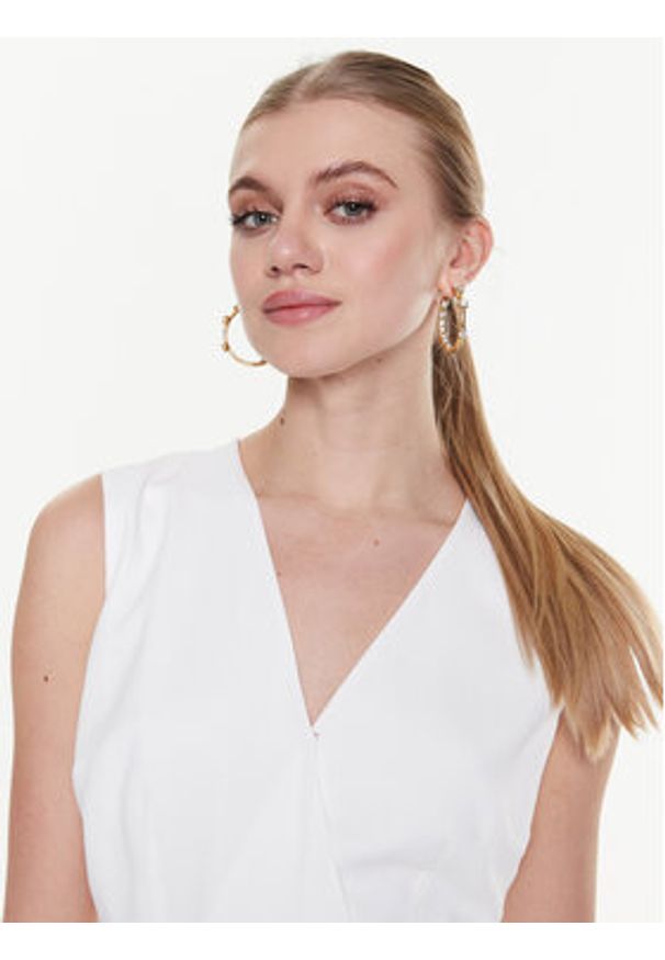 Marciano Guess Sukienka codzienna Nausica 3GGK33 9630Z Biały Regular Fit. Okazja: na co dzień. Kolor: biały. Materiał: syntetyk. Typ sukienki: proste. Styl: casual