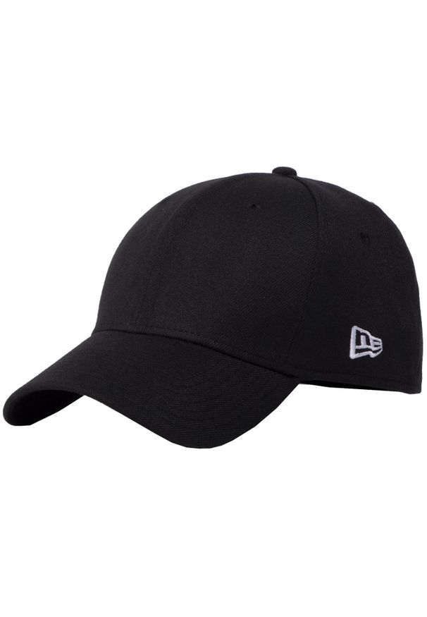Czapka z daszkiem męska New Era Flag Basic Cap. Kolor: czarny. Materiał: elastan, poliester. Styl: sportowy