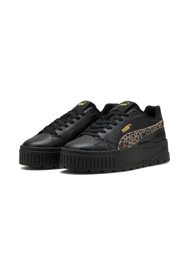 Puma - Damskie sneakersy Karmen II Animal Flair PUMA Black Dusky Gray. Okazja: na co dzień. Kolor: czarny, szary, wielokolorowy
