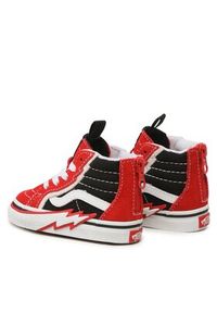 Vans Sneakersy Sk8-Hi Zip Bolt VN000BVKREB1 Czerwony. Kolor: czerwony. Model: Vans SK8