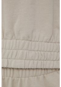 Puma bluza bawełniana 847094 damska kolor beżowy gładka. Kolor: beżowy. Materiał: bawełna. Wzór: gładki #5