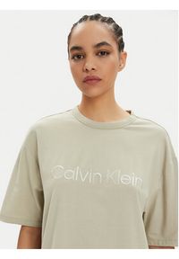 Calvin Klein Underwear T-Shirt 000QS7069E Zielony Relaxed Fit. Kolor: zielony. Materiał: bawełna, syntetyk