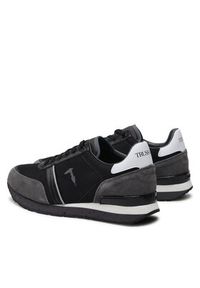 Trussardi Jeans - Trussardi Sneakersy 77A00473 Czarny. Kolor: czarny. Materiał: zamsz, skóra #5
