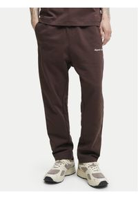 Jack & Jones Spodnie dresowe Kane Norrebro 12282553 Brązowy ciemny Relaxed Fit. Kolor: brązowy. Materiał: bawełna #1