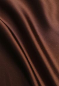 Born2be - Brązowa Rozkloszowana Midi Spódnica Satynowa Zapinana na Suwak z Gumką w Pasie Williwarne. Okazja: na co dzień, na spotkanie biznesowe, do pracy. Kolor: brązowy. Materiał: satyna. Styl: casual, biznesowy #4