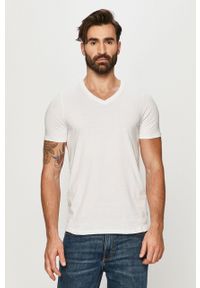Jack & Jones - T-shirt (2-pack). Okazja: na co dzień. Kolor: biały. Materiał: dzianina. Wzór: gładki. Styl: casual