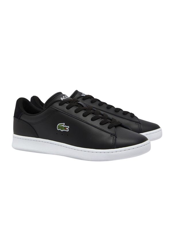 Buty męskie do tenisa Lacoste Carnaby Set black. Kolor: czarny. Sport: tenis