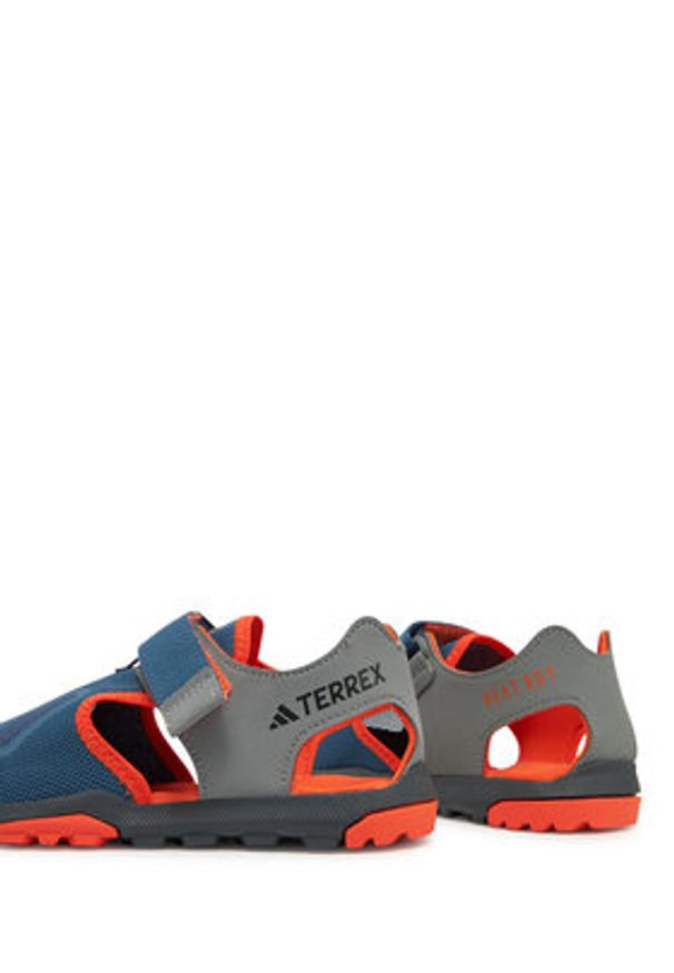 Adidas - adidas Sandały Terrex Captain Toey 2.0 ID5243 Granatowy. Kolor: niebieski. Materiał: materiał