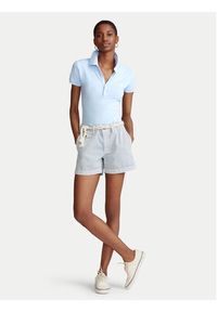 Polo Ralph Lauren Polo 211870245023 Niebieski Slim Fit. Typ kołnierza: polo. Kolor: niebieski. Materiał: bawełna #4