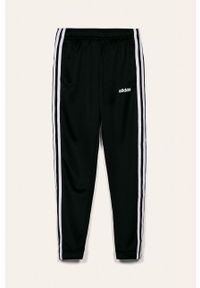 Adidas - adidas - Spodnie dziecięce 128-176 cm. Kolor: czarny. Materiał: tkanina, poliester, dzianina. Wzór: gładki #1