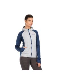 Bluza damska Kilpi Versam. Kolor: niebieski. Materiał: polar. Sport: turystyka piesza #2