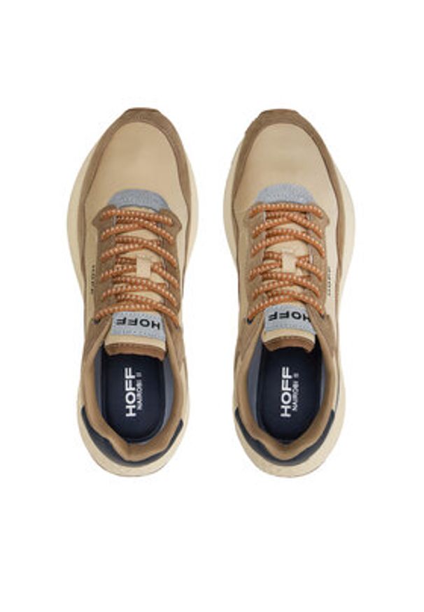 HOFF Sneakersy Nairobi II 22435603 Beżowy. Kolor: beżowy. Materiał: skóra, zamsz