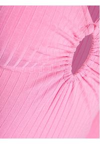 Edited Bluzka Orpha Różowy Tight Fit. Kolor: różowy. Materiał: wiskoza