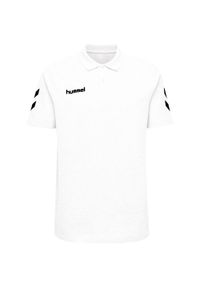 Koszulka tenisowa polo dla dzieci Hummel Go Kids Cotton Polo. Typ kołnierza: polo. Kolor: biały, wielokolorowy, czarny. Sport: tenis #1