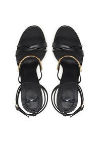 Elisabetta Franchi Sandały SA-14C-57E2-V620 Czarny. Kolor: czarny. Materiał: skóra #7
