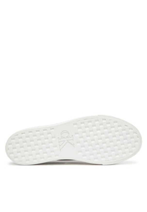 Calvin Klein Jeans Sneakersy Vulc Flatf Jacquard YW0YW01965 Granatowy. Kolor: niebieski. Materiał: materiał