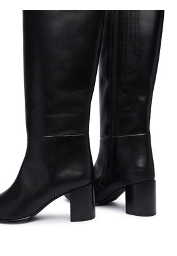 HÖGL Kozaki 0-106623-01000 Czarny. Kolor: czarny. Materiał: skóra