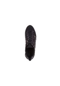 Sneakersy Bayla-131 8461 Fucile, Skóra naturalna. Kolor: czarny. Materiał: skóra. Szerokość cholewki: normalna. Wzór: aplikacja
