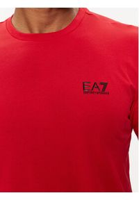 EA7 Emporio Armani T-Shirt 8NPT51 PJM9Z 1461 Czerwony Regular Fit. Kolor: czerwony. Materiał: bawełna #3