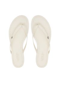 Lauren Ralph Lauren - LAUREN RALPH LAUREN Japonki Raquel 802953931009 Biały. Kolor: biały. Materiał: skóra