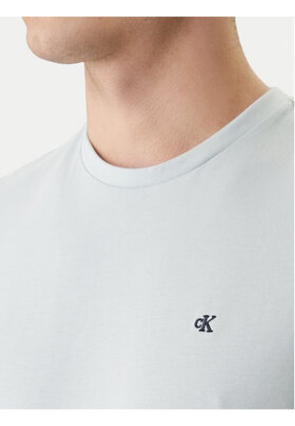 Calvin Klein Jeans T-Shirt Classic Monogram LV04RD254G Zielony Regular Fit. Kolor: zielony. Materiał: bawełna