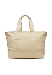 Calvin Klein Jeans Torebka Pocket Canvas Zip Weekender LV04G3093G Écru